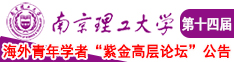 大黑鸡巴操美女南京理工大学第十四届海外青年学者紫金论坛诚邀海内外英才！